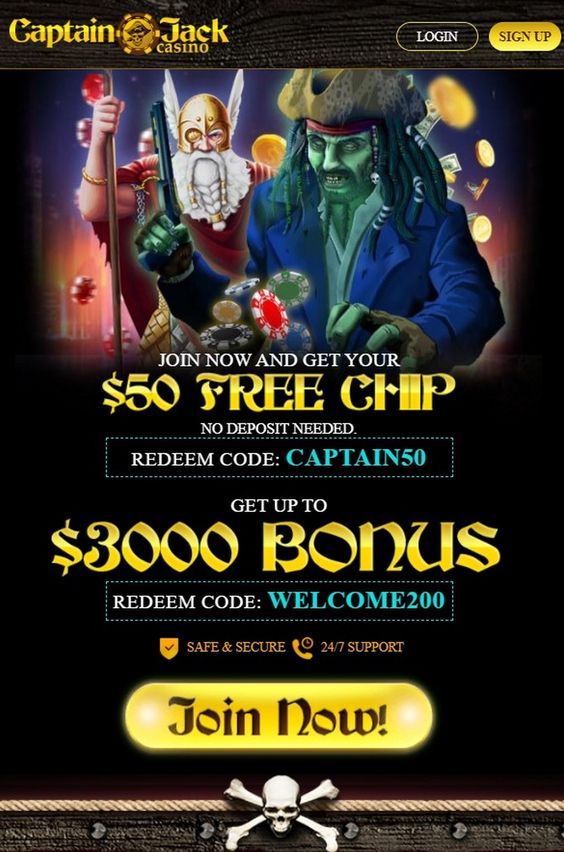 $50 Free Chip No Deposit Bonus at Captain Jack Casino $50 Free Chip No Deposit Bonus at Captain Jack Casino